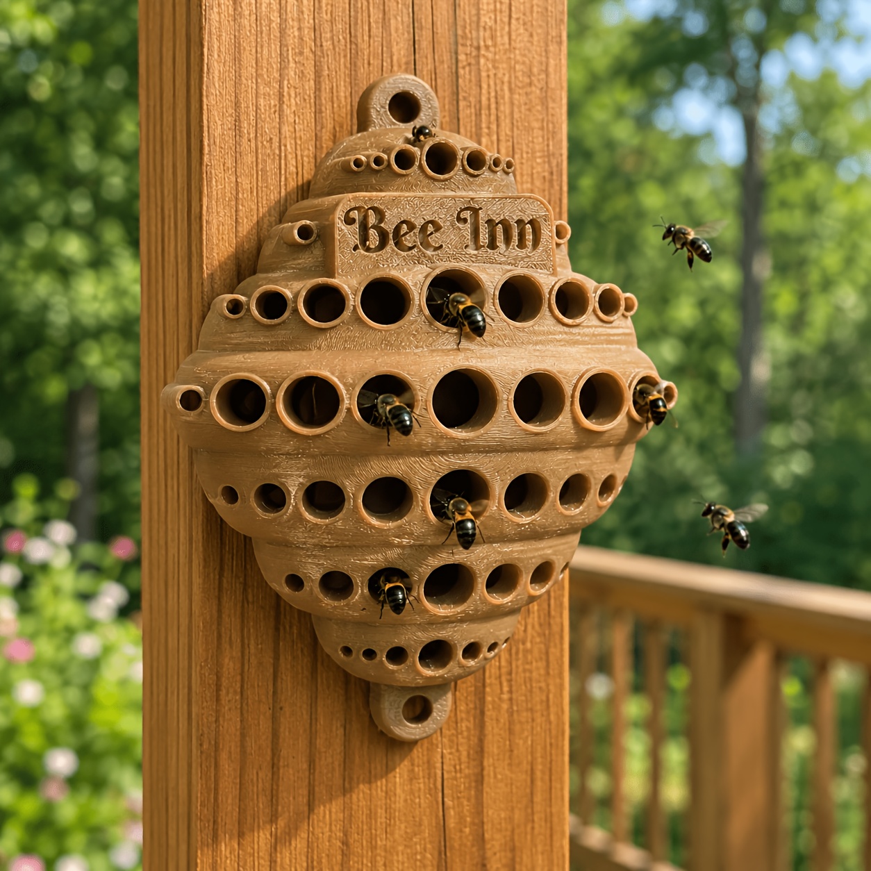 Urban Farming Is - 3D Printed Wall-Mounted Bee & Butterfly