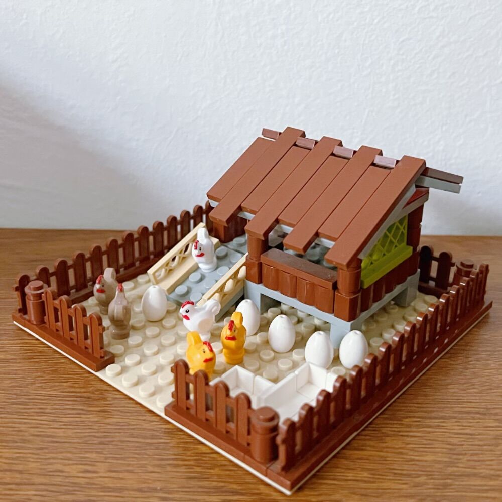 New MOC Chicken Coop Model Bui - đánh giá và giá Urban Farming Education
