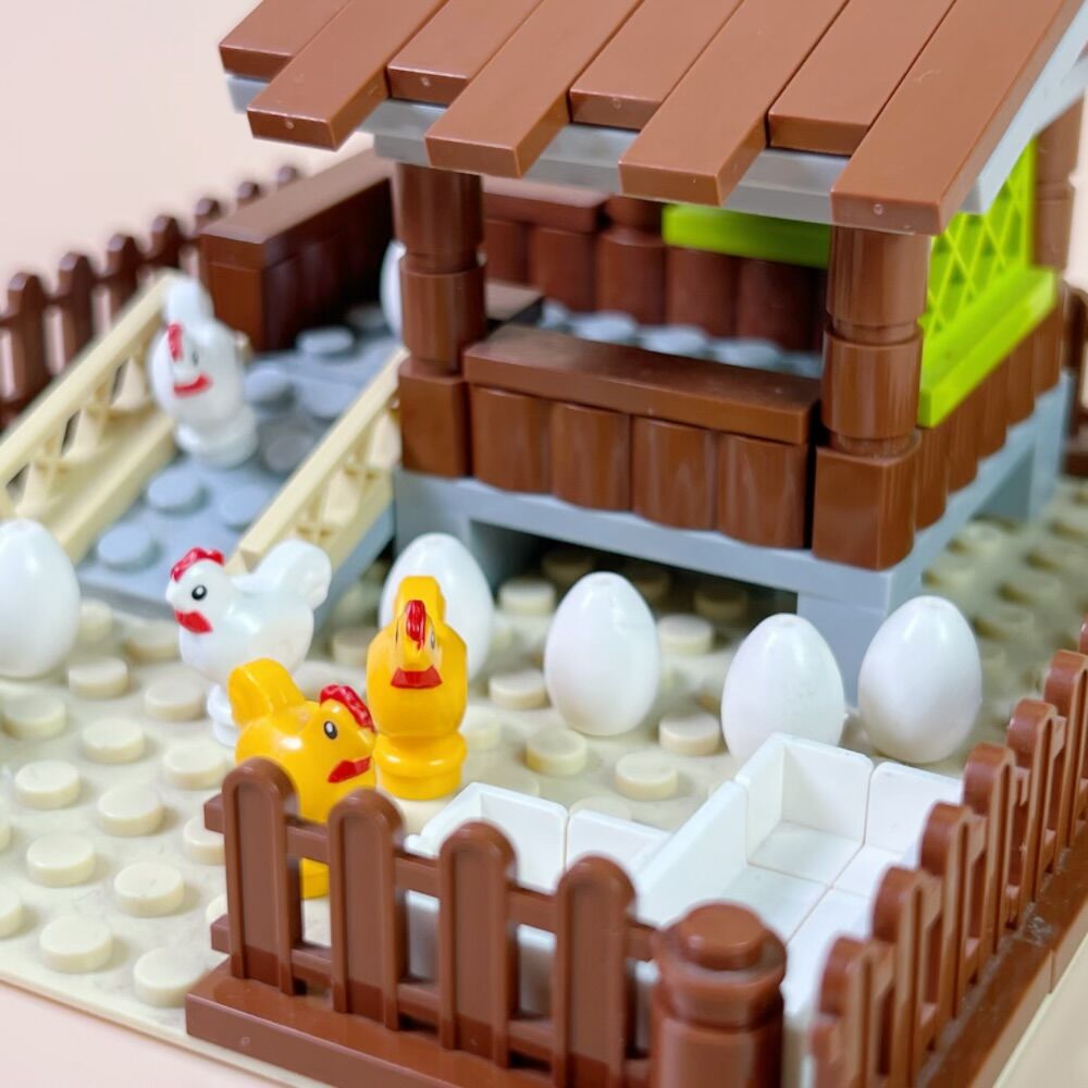 New MOC Chicken Coop Model Bui - đánh giá và giá Urban Farming Education
